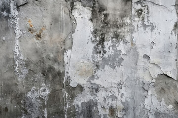 Wall Mural - Rough textured grunge gray plaster wall