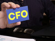 Chief financial officer CFO is shown using the text