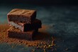 the simplicity and elegance of a minimalistic brownie dessert. capture celebrating the artful presentation and rich flavor of a minimalistic brownie dessert,