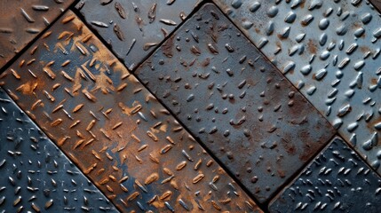 Old grunge rusty texture steel metal wallpaper background