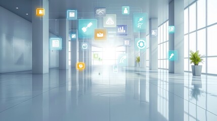 Aufkleber - Creating a customized photo of value-added services symbolizes business success. Generative AI.