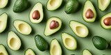 Fototapeta  - Fresh avocado as a background, healthy food, healthy lifestyle