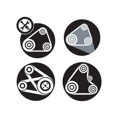 Poster - Engine belt icon vector illustration symbol design