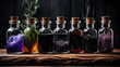© Артур Комис - Medicinal herbs and tinctures.Generative AI