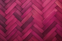 Fuchsia Oak Wooden Floor Background. Herringbone Pattern Parquet Backdrop
