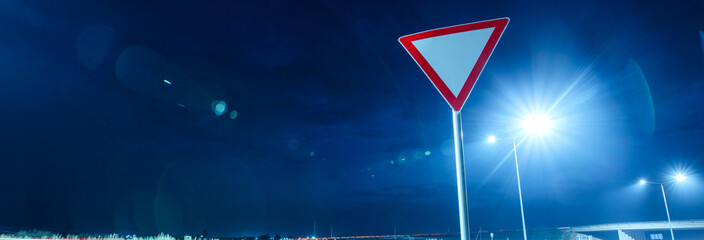 Canvas Print - Traffic sign