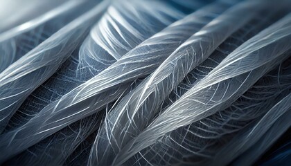 Plastic textile close up
