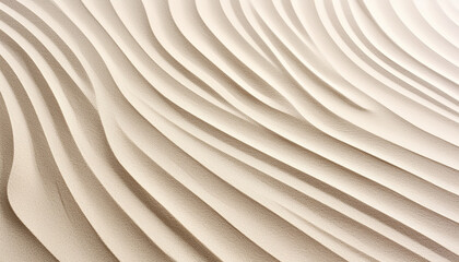 Wall Mural - Abstract wave pattern on beige backdrop, modern decoration generated by AI