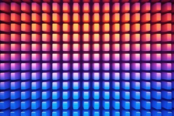 Aufkleber - Summary: Abstract LED wall background.