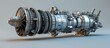 Gas turbine engine is a multipurpose machine for aircraft and oil and gas industries, with fan, compressor, combustion, and turbine sections.