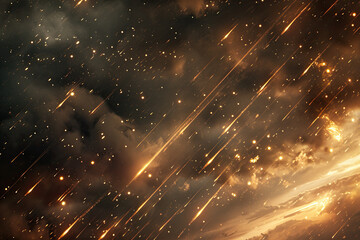 Wall Mural - fireworks in the night sky