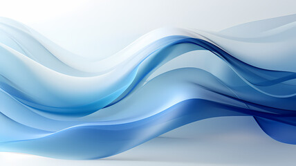 Wall Mural - futuristic white and blue abstract digital art background