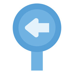 Sticker - Turn Left Icon