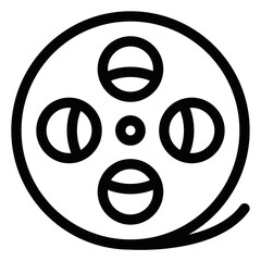 Poster - film reel icon 