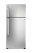 Stainless steel double door refrigerator Fridge isolated on transparent background. PNG file, cut out