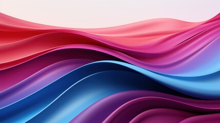 Wall Mural - 3d rendering abstract fluid background, gradient color,