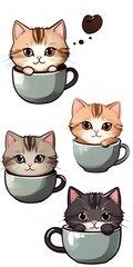 set of cats, Generative AI