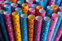 Birthday Party Polka Dots Wrapping Paper