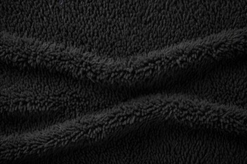 Poster - Dense black synthetic fabric becomes dense gray carpet then becomes gray carpet background