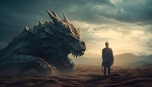 A Dragon Slayer, Surreal, Cinematic Effect