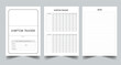 Editable Daily Symptom Tracker Planner Kdp Interior printable template Design.