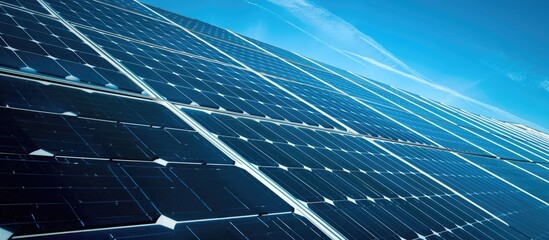 Poster - A pleasant texture of a solar panel depicted in an image.