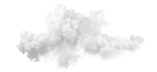 Aufkleber - Realistic soft clouds daytime cut out transparent backgrounds 3d render png