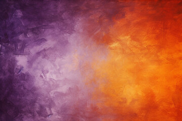 Wall Mural - a purple and orange grunge background with texture, generative ai