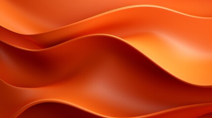 Wall Mural - vibrant orange 3d papercut texture: abstract background design for web, wallpaper, brochure, and pat