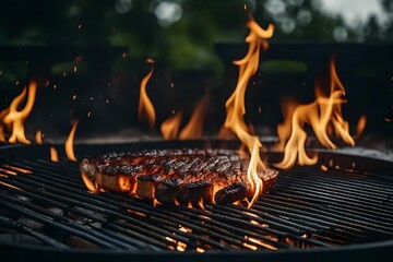 Sticker - fire on the grill