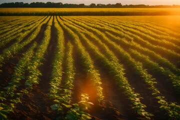 Wall Mural - field of wheat