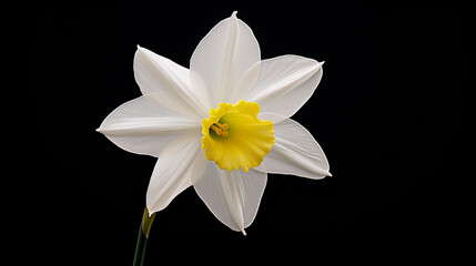 Wall Mural - A lovely white daffodil flower