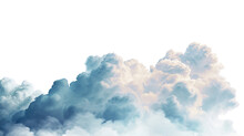 Big Clouds Isolated On Transparent Background
