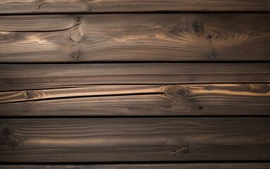 Surface of the old brown wood texture. Old dark textured wooden background from AI generated