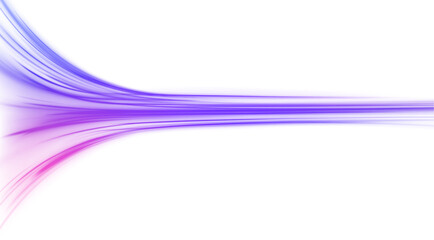 Aufkleber - 	
Neon stripes in the form of drill, turns and swirl. Illustration of high speed concept. Image of speed motion on the road. Abstract background png in blue and purple neon glow colors.	