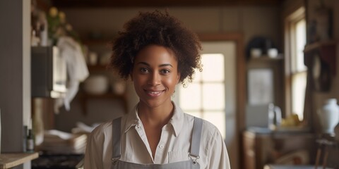 Sticker - Determined And house working African American woman