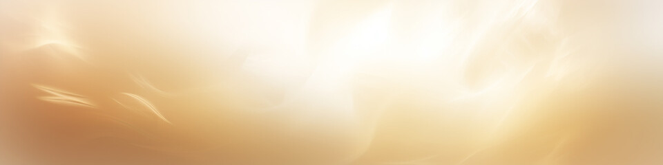 Wall Mural - abstract smooth golden glowing festive background long narrow panoramic view copy space