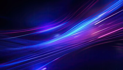 Poster - Abstract glowing purple effect with sparkling rays