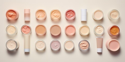 Poster - A set of things related to moisture skin cosmetics