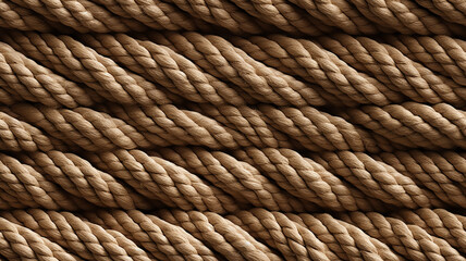 interweaving of brown ropes, background, texture of laces, surface of the material