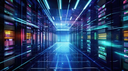 software information technology background illustration hardware network, internet programming, cybe