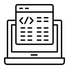 coding line icon