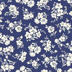 Sticker - Beautiful floral pattern perfect for textile design,