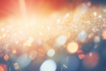 Wall Mural - refraction light overlay effect for bokeh and flare.