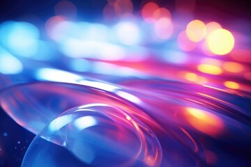 Wall Mural - refraction light overlay effect for bokeh and flare.