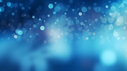 Wall Mural - Abstract blue hues: vibrant blurry dots background for creative projects