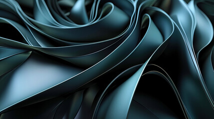 Wall Mural - Abstract forms created by mixing dark and light shades form an interesting background
