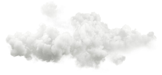 Aufkleber - Isolate puffy cumulus clouds ozone special effect 3d rendering png file