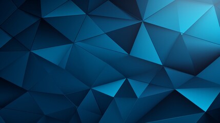 Wall Mural - Abstract blue geometric wallpaper pattern for modern interior design