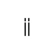 Minimal Letters II Logo Design